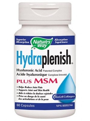 Hydraplenish MSM 750 mg. 60 capsules